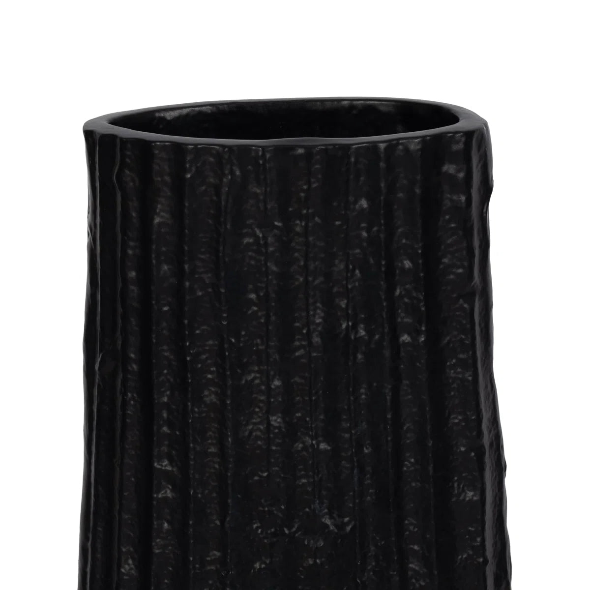 Kasea Decorative Floor Vase for Home Decor - Modern Tall Vase with Textured Finish - Sculptural Vases for Living Room - Statement Flower Vase for Corner Spaces